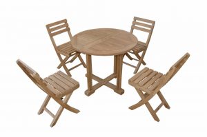 Anderson Teak Montage Alabama 5-Pieces Bistro Set - Luxurious Dwelling - Your Luxury Home Product Experts