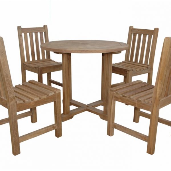 Anderson Teak Montage Alabama 5-Pieces Bistro Set - Luxurious Dwelling - Your Luxury Home Product Experts