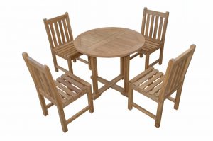 Anderson Teak Montage Braxton 5- Pices Dining Set C - Luxurious Dwelling - Your Luxury Home Product Experts