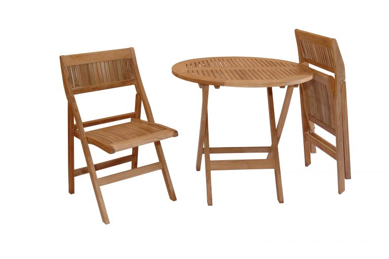 Anderson Teak Windsor 3-pieces Round Bistro Set - Image 2