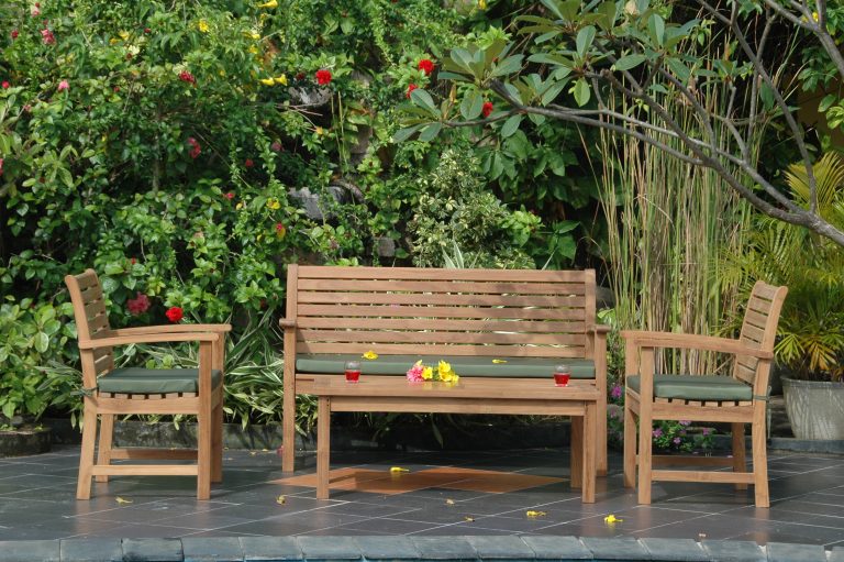 Anderson Teak Victoria Montage 4-Pieces Conversation Set - Image 4