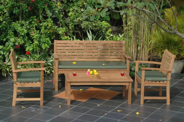 Anderson Teak Victoria Montage 4-Pieces Conversation Set - Image 1