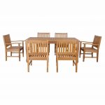 Anderson Teak Rockford 7-Pieces Dining Set - Image 2
