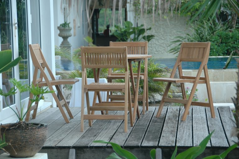 Anderson Teak Windsor 5-pieces Round Bistro Set - Image 2