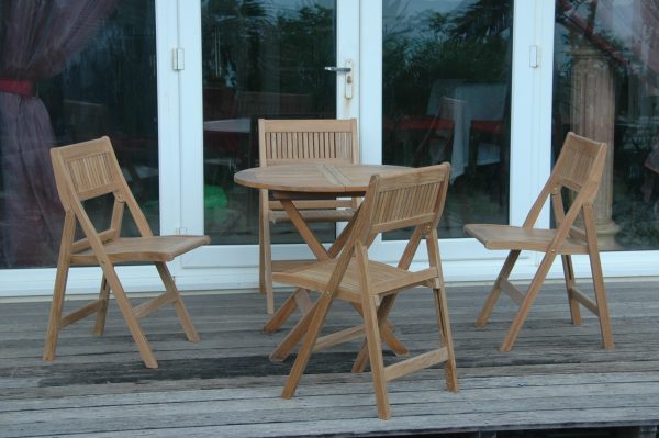 Anderson Teak Windsor 5-pieces Round Bistro Set - Image 5