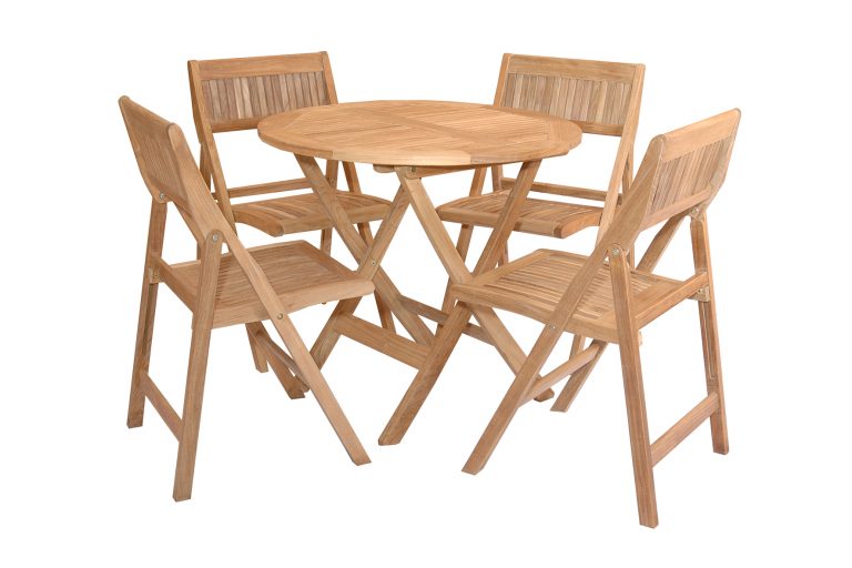 Anderson Teak Windsor 5-pieces Round Bistro Set - Image 6