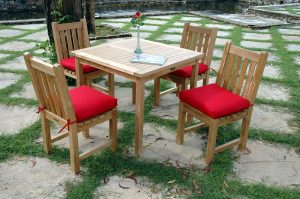 Anderson Teak Bahama Classic 5-pieces Dining Set - Luxurious Dwelling - Your Luxury Home Product Experts