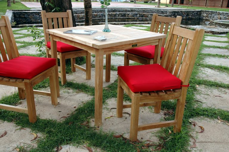 Anderson Teak Bahama Classic 5-pieces Dining Set - Image 3