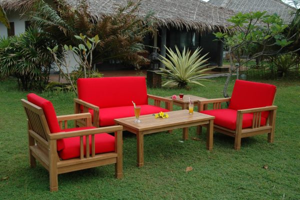 Anderson Teak SouthBay Deep Seating 5-Pieces Conversation Set A - Image 4
