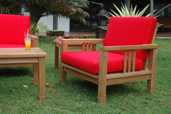 Anderson Teak SouthBay Deep Seating 5-Pieces Conversation Set A - Image 3