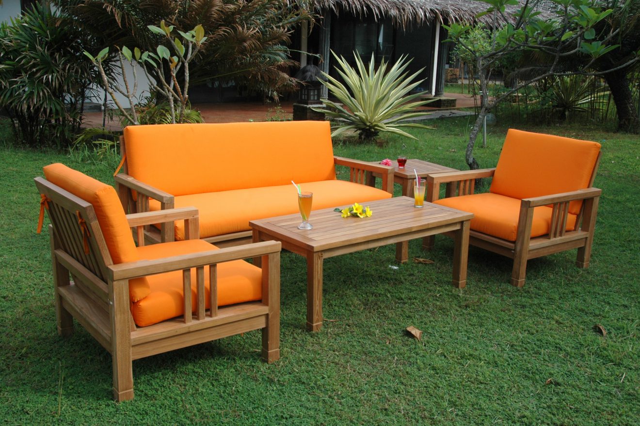 Anderson Teak SouthBay Deep Seating 5-Pieces Conversation Set B - Luxurious Dwelling - Your Luxury Home Product Experts