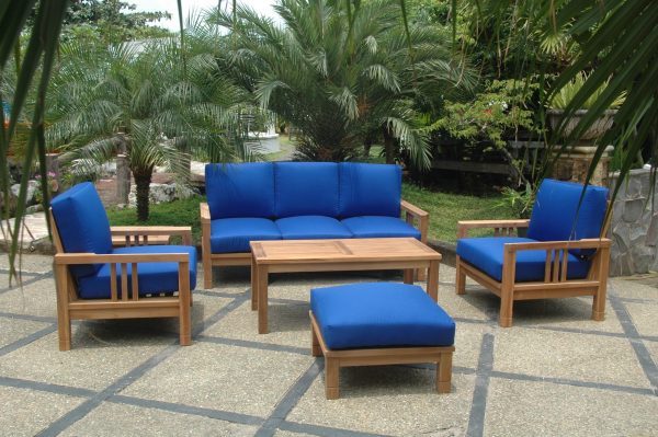 Anderson Teak SouthBay Deep Seating 6-Pieces Conversation Set A - Image 2