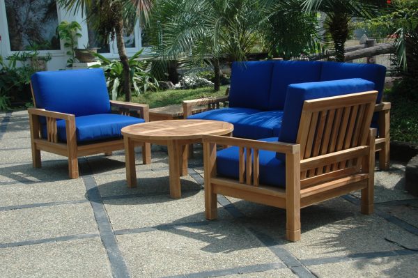 Anderson Teak SouthBay Deep Seating 5-Pieces Conversation Set C - Image 3