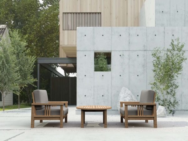 Anderson Teak SouthBay Deep Seating 3-Pieces Conversation Set A - Image 1