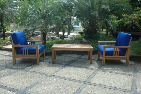 Anderson Teak SouthBay Deep Seating 3-Pieces Conversation Set B - Image 2