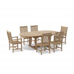 Anderson Teak Bahama Wilshire 7-Pieces Extension Dining Set - Image 2