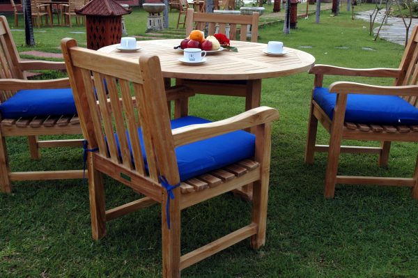 Anderson Teak Tosca Classic Armchair 5-Pieces Dining Set - Image 7