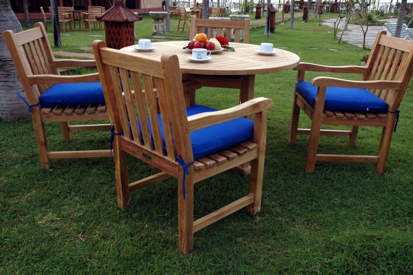 Anderson Teak Tosca Classic Armchair 5-Pieces Dining Set - Image 3