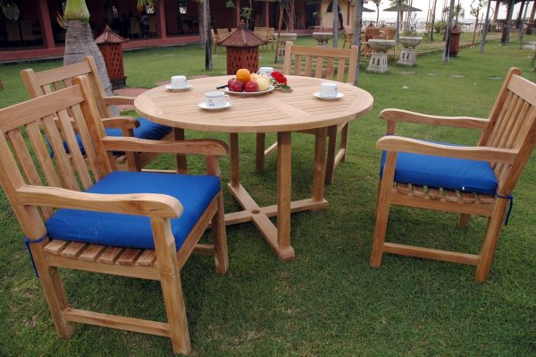 Anderson Teak Tosca Classic Armchair 5-Pieces Dining Set - Image 6