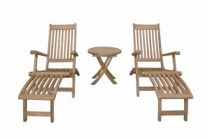 Anderson Teak Tropicana Montage 3-Pieces Steamer Set - Luxurious Dwelling - Your Luxury Home Product Experts