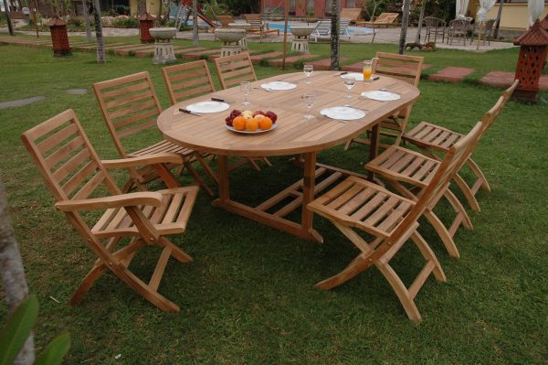 Anderson Teak Bahama Andrew 9-Pieces Dining Set - Image 5