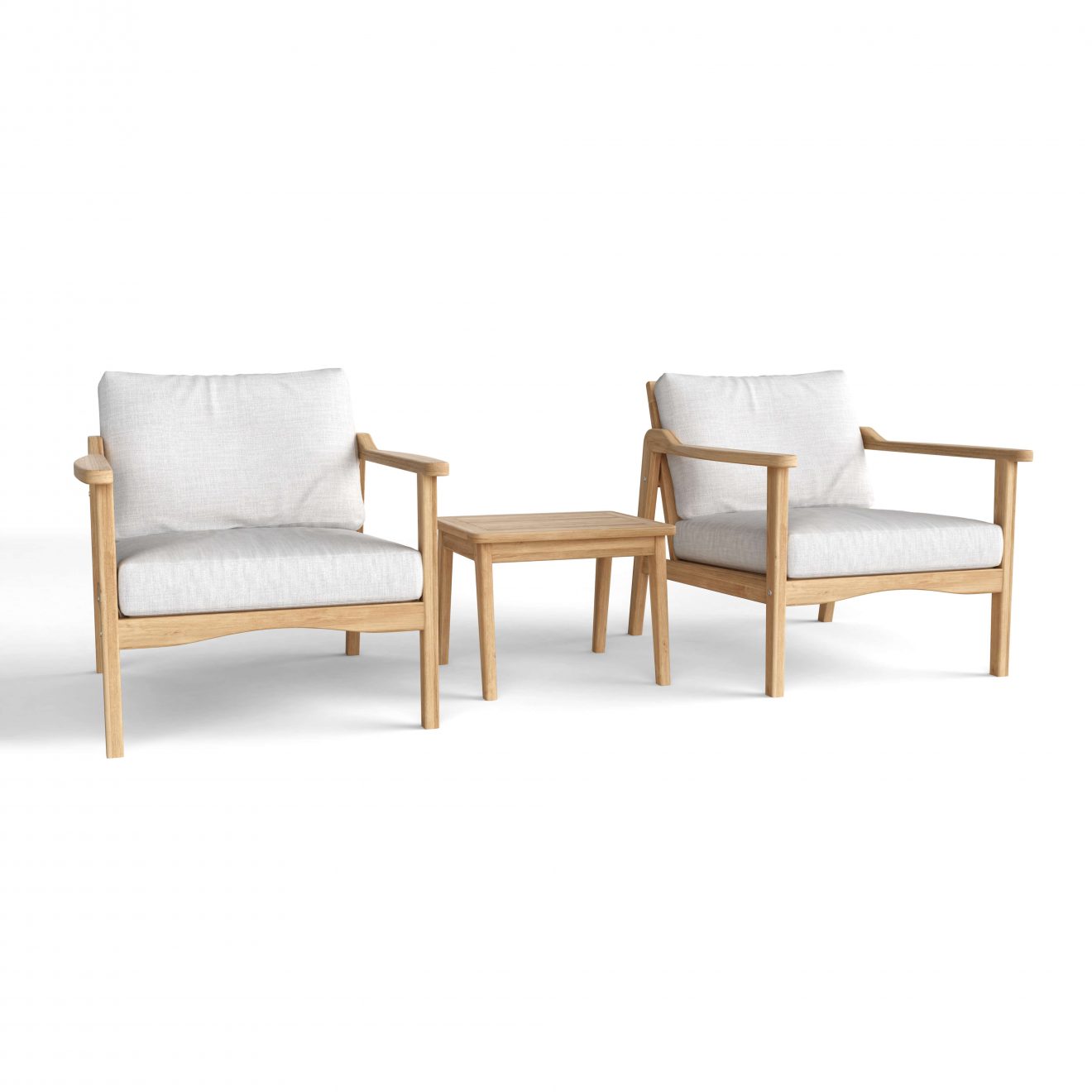 Anderson Teak Amalfi Relax3-Piece Deep Seating Collection - Luxurious Dwelling - Your Luxury Home Product Experts