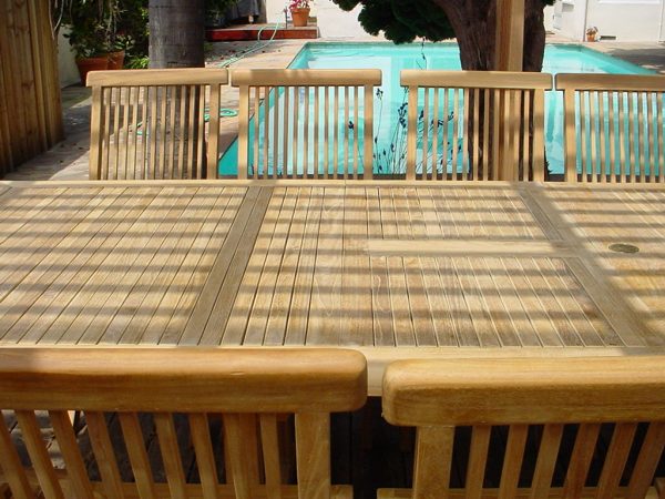 Anderson Teak Valencia Classic 15-Pieces Dining Set - Image 5