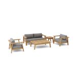 Anderson Teak SET-322 5-pc Palermo Deep Seating - Luxurious Dwelling - Your Luxury Home Product Experts