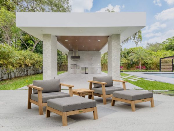 Anderson Teak SET-323 5-pc Palermo Deep Seating - Image 1