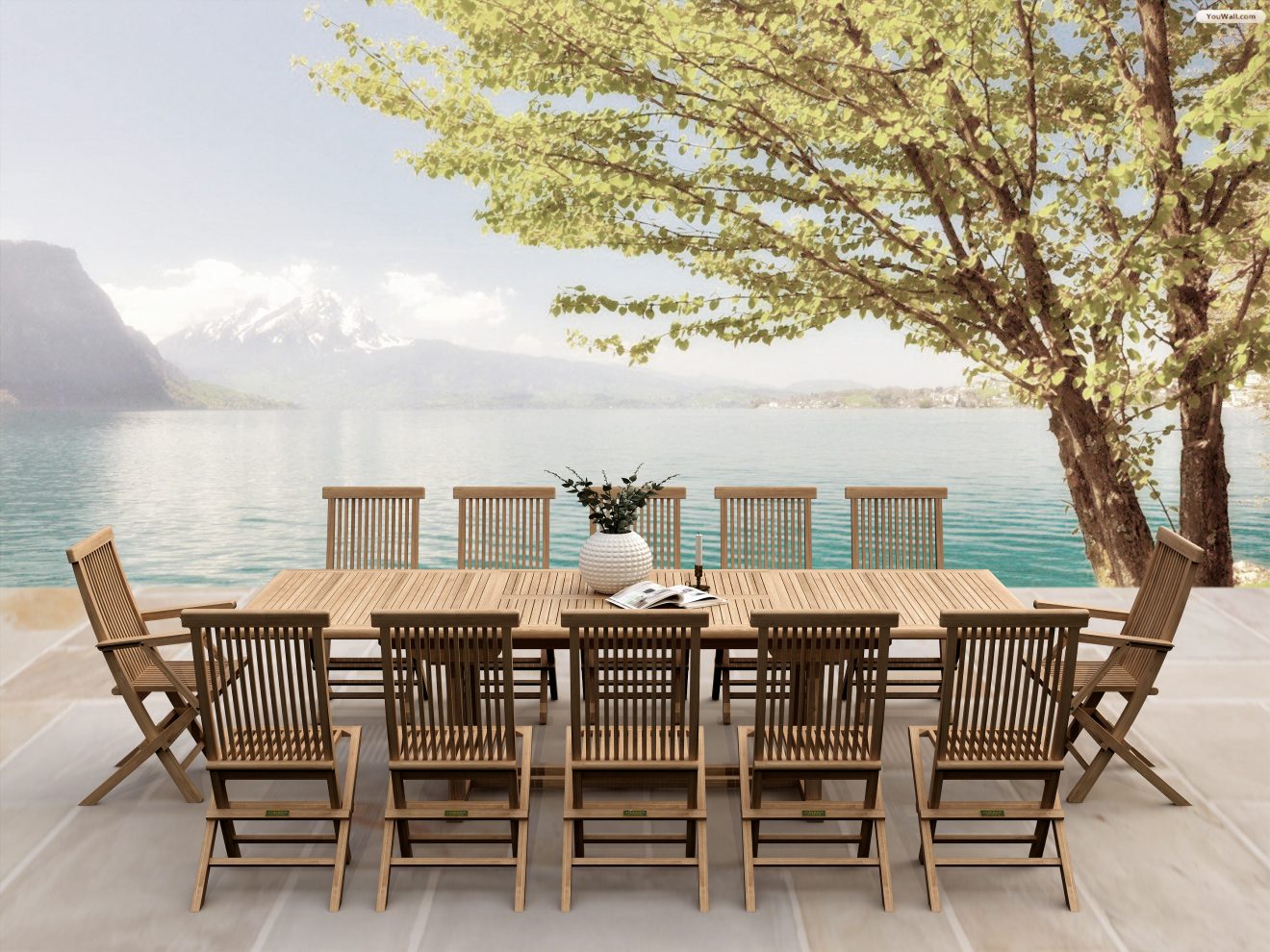 Anderson Teak Valencia Classic 13-Pieces Dining Set - Luxurious Dwelling - Your Luxury Home Product Experts