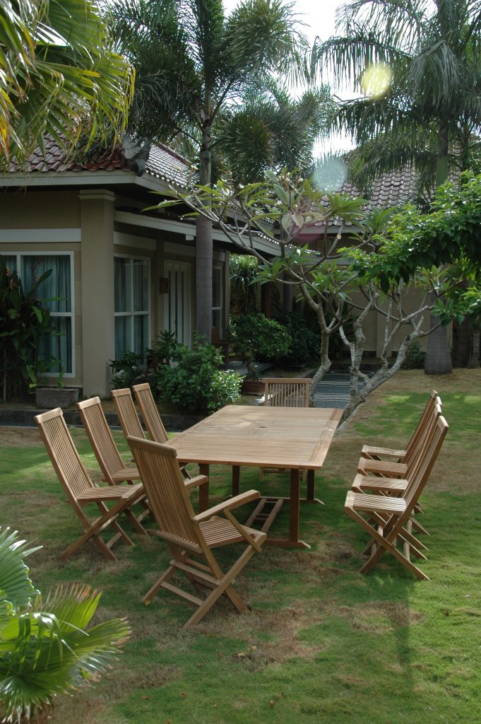 Anderson Teak Valencia Classic 11-Pieces Dining Set - Image 3