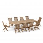 Anderson Teak Valencia Classic 11-Pieces Dining Set - Image 2