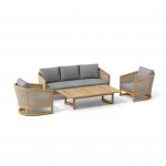 Anderson Teak SET-333 4-pc Catania Deep Seating Set - Image 2