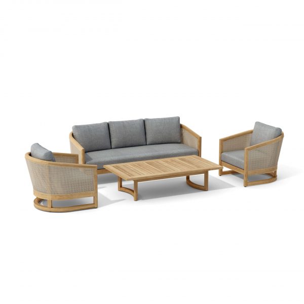 Anderson Teak SET-333 4-pc Catania Deep Seating Set - Image 2