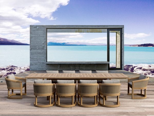 Anderson Teak SET-337 11-pc Catania Dining Set - Image 2