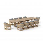 Anderson Teak SET-337 11-pc Catania Dining Set - Image 4