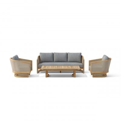 Anderson Teak SET-338 4-pc Catania Deep Seating Set