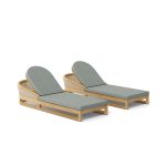 Anderson Teak SET-339 2-pc Catania Sun Lounger - Luxurious Dwelling - Your Luxury Home Product Experts