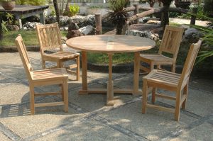 Anderson Teak SET-36 5-pc Dining Table Set - Luxurious Dwelling - Your Luxury Home Product Experts