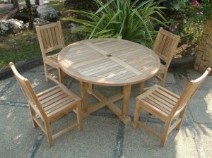 Anderson Teak SET-36 5-pc Dining Table Set - Luxurious Dwelling - Your Luxury Home Product Experts