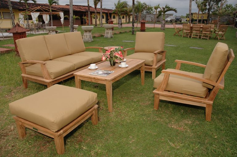 Anderson Teak Brianna 5-Pieces Deep Seating Sofa Set - Image 5