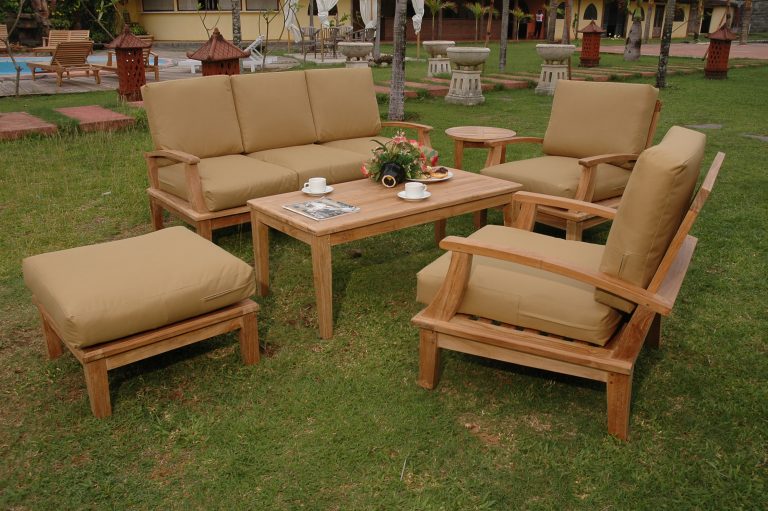 Anderson Teak Brianna 5-Pieces Deep Seating Sofa Set - Image 2