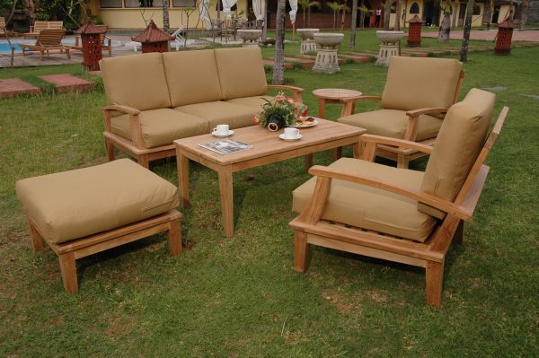 Anderson Teak Brianna 5-Pieces Deep Seating Sofa Set - Image 2