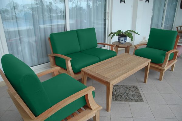 Anderson Teak Brianna 5-Pieces Deep Seating Loveseat Set - Image 5