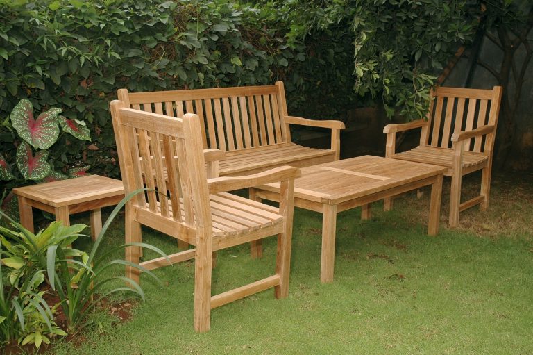 Anderson Teak Classic 3-Seater 5-Pieces Conversation Set - Image 4