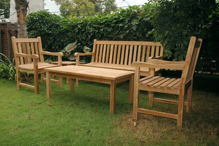 Anderson Teak Classic 3-Seater 5-Pieces Conversation Set - Image 3