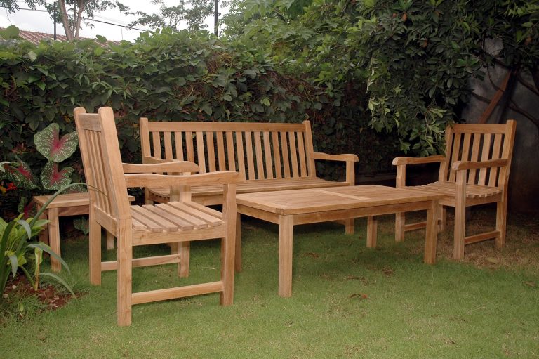 Anderson Teak Classic 3-Seater 5-Pieces Conversation Set - Image 5