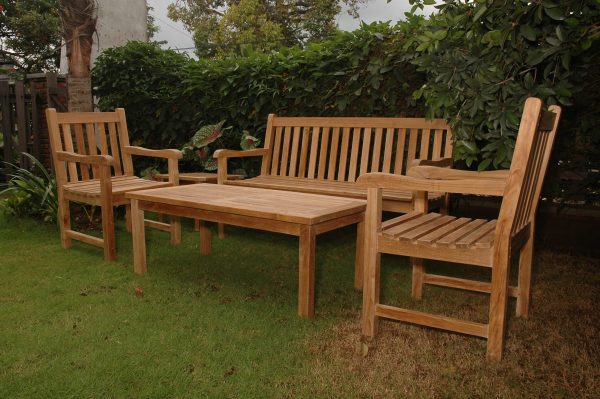 Anderson Teak Classic 3-Seater 5-Pieces Conversation Set - Image 1