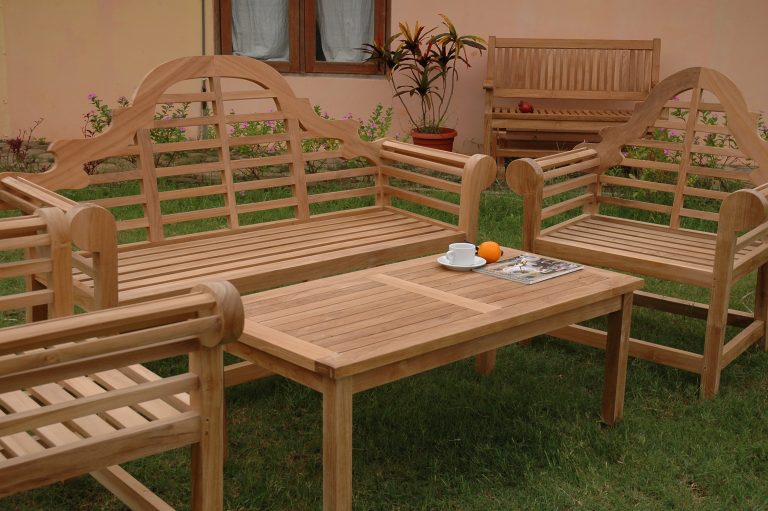 Anderson Teak Marlborough 3-Seater 4-Pieces Conversation Set - Image 2