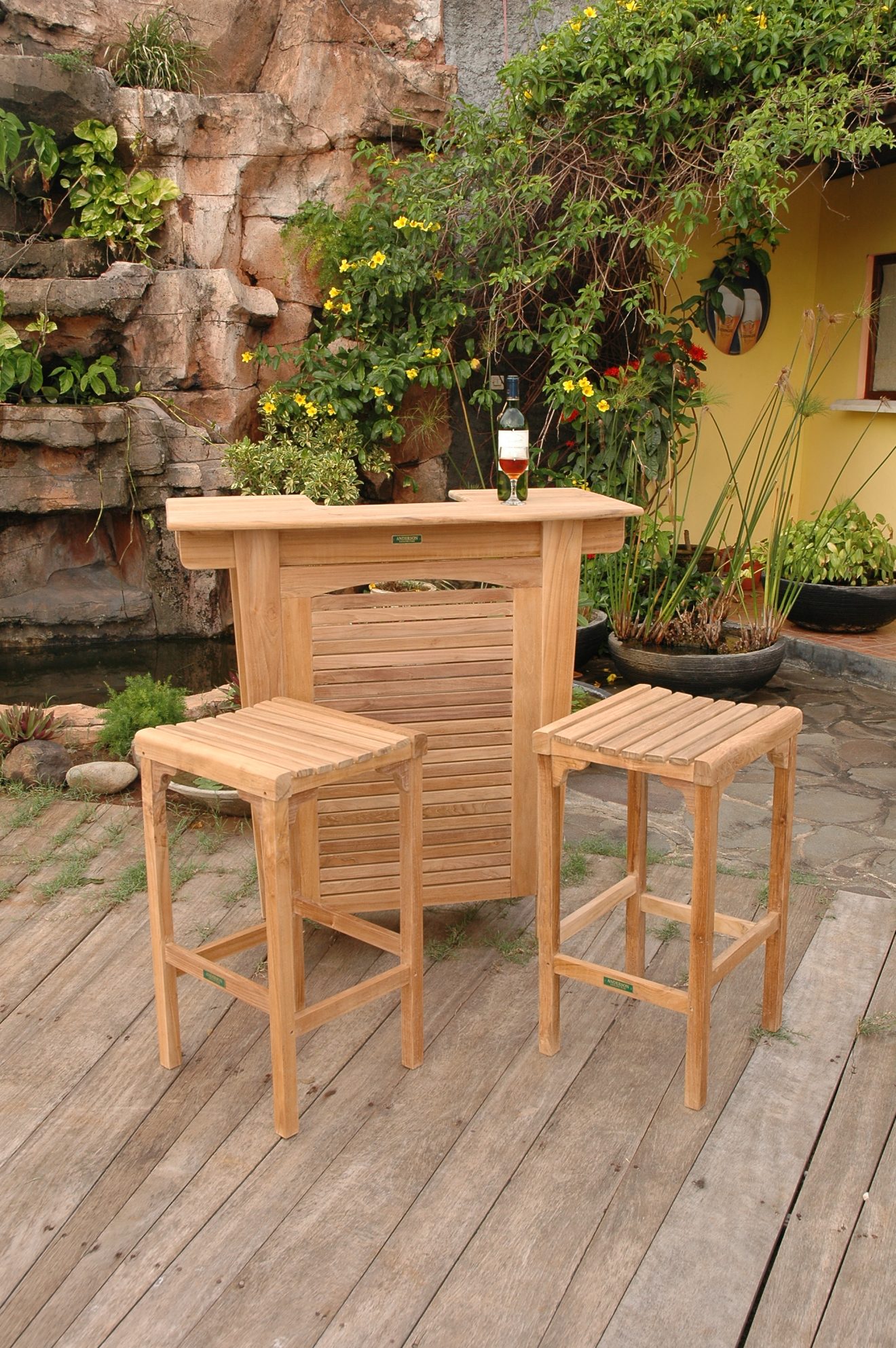 Anderson Teak Montego 3-Pieces Bar Set - Luxurious Dwelling - Your Luxury Home Product Experts